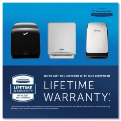 Hot Essential 12.7 in. x 9.57 in. x 15.76 in. Electronic Hard Roll Towel Dispenser - Black (1/Carton) Paper & Dispensers