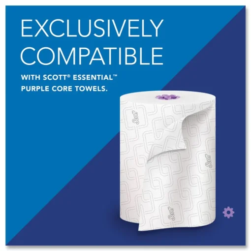 Hot Essential 12.7 in. x 9.57 in. x 15.76 in. Electronic Hard Roll Towel Dispenser - Black (1/Carton) Paper & Dispensers
