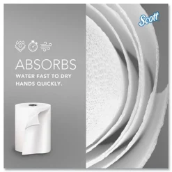 Hot 1-Ply 7.5 in. x 900 ft. Pro Hard Roll Paper Towels with Absorbency Pockets for Pro Dispenser - Gray Core Only (6/Carton) Paper & Dispensers