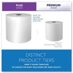 Clearance Pro Hard Roll Paper Towels with Absorbency Pockets, for Pro Dispenser, Green Core Only, 1-Ply, 7.5-in x 900 ft,6 Rolls/CT Cleaning & Janitorial Supplies