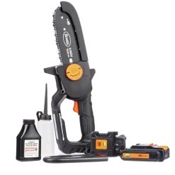 Hot 20V Lithium-Ion 6 in. Cordless Hacket Chainsaw Kit (2 Ah) Chainsaws