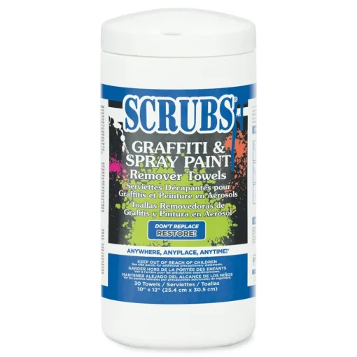 Discount 10 in. x 12 in. Graffiti and Paint Remover Towels (6/Carton) Cleaning & Janitorial Supplies