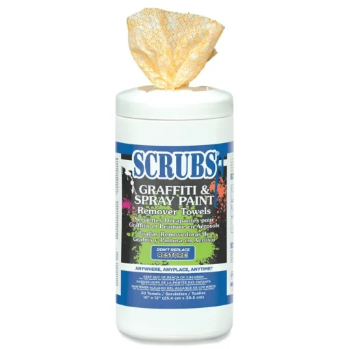 Discount 10 in. x 12 in. Graffiti and Paint Remover Towels (6/Carton) Cleaning & Janitorial Supplies