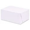 Discount 6 in. x 4.45 in. x 2.75 in. Standard Paper Bakery Boxes - White (250/Carton) Tabletop And Serveware