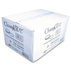 New ChampWare Molded Fiber Tableware, Molded Fiber Plate, 9-in dia, White, 125 Plates/Sleeve, 4 Sleeves/Carton Tabletop And Serveware