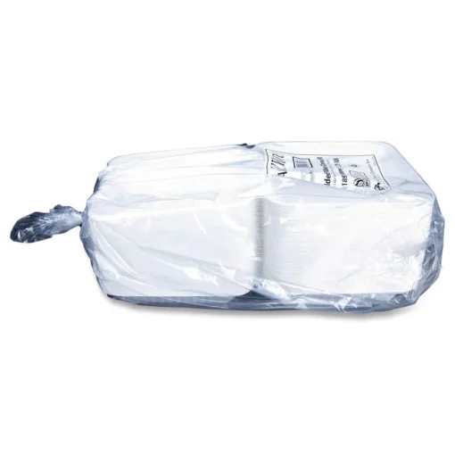ChampWare Molded-Fiber Clamshell Containers, 9 x 9 x 3, White, 100/Sleeve, 2 Sleeves/Carton Tabletop And Serveware