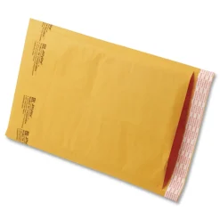 #4 Barrier Bubble Air Cell Cushion Self-Adhesive Closure 9.5 in. x 14.5 in. Jiffylite Self-Seal Bubble Mailer - Brown Kraft (25/Carton) Mailing, Packing & Shipping