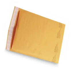 New Jiffylite #4 Barrier Bubble Air Cell Cushion Self-Adhesive Closure Self-Seal 9.5 in. x 14.5 in. Bubble Mailer - Brown Kraft (100/Carton) Mailing, Packing & Shipping
