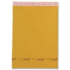 Jiffylite #3 Barrier Bubble Air Cell Cushion Self-Adhesive Closure Self-Seal 8.5 in. x 14.5 in. Bubble Mailer - Brown Kraft (100/Carton) Mailing, Packing & Shipping