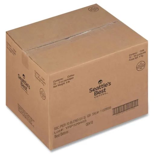 Sale 12420869 2.1 oz. Packet Premeasured Coffee Packs - Pier 70 Blend (72/Carton) Food And Snacks