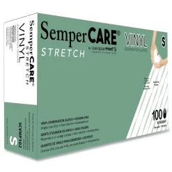 Stretch Vinyl Examination Gloves (1000/Carton) Cleaning & Janitorial Supplies
