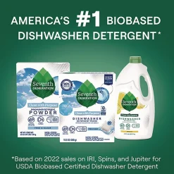 Hot 10732913451804 Natural Automatic Dishwasher Detergent Packs - Free and Clear Cleaning & Janitorial Supplies