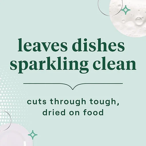 New 19 oz. Bottle Natural Dishwashing Liquid - Free and Clear Cleaning & Janitorial Supplies