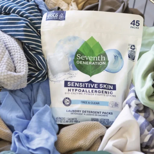 Online Powder Natural Laundry Detergent Packs - Unscented (8/Carton) Cleaning & Janitorial Supplies