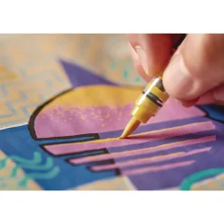 Hot Fine Brush Tip Creative Markers - Assorted Colors (5/Pack) Pens, Pencils & Markers