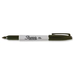 Sale Fine Bullet Tip Stainless Steel Single Marker Case Permanent Marker - Black (6/Pack) Pens, Pencils & Markers