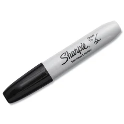 Discount Medium Chisel Tip Permanent Marker - Black (1-Dozen) Pens, Pencils & Markers