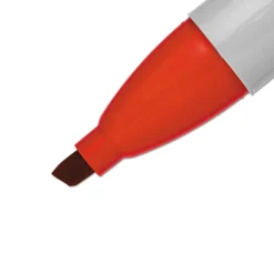 New Medium Chisel Tip Permanent Marker - Red (1-Dozen) Pens, Pencils & Markers