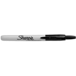 Discount Retractable Permanent Marker - Assorted Colors/Fine Bullet Tip (8/Set) Pens, Pencils & Markers