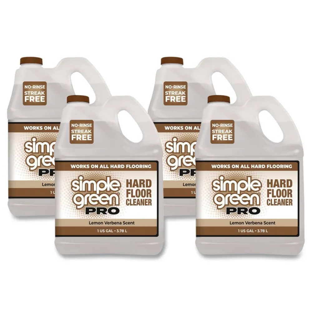 Sale 1 Gallon Pro Hard Floor Cleaner - Lemon Verbena (4/Carton) Cleaning & Janitorial Supplies