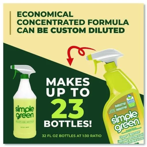Online 24 oz. Industrial Cleaner and Degreaser Concentrate Spray - Lemon Scent (12/Carton) Cleaning & Janitorial Supplies