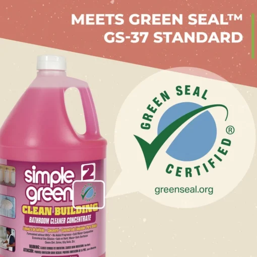 New Clean Building 1-Gallon Bathroom Cleaner Concentrate - Unscented Cleaning & Janitorial Supplies
