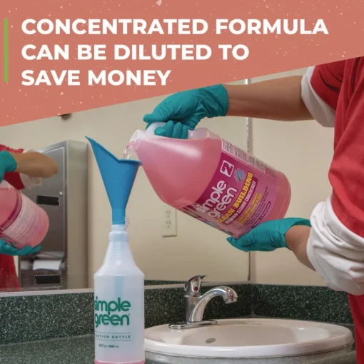 New Clean Building 1-Gallon Bathroom Cleaner Concentrate - Unscented Cleaning & Janitorial Supplies