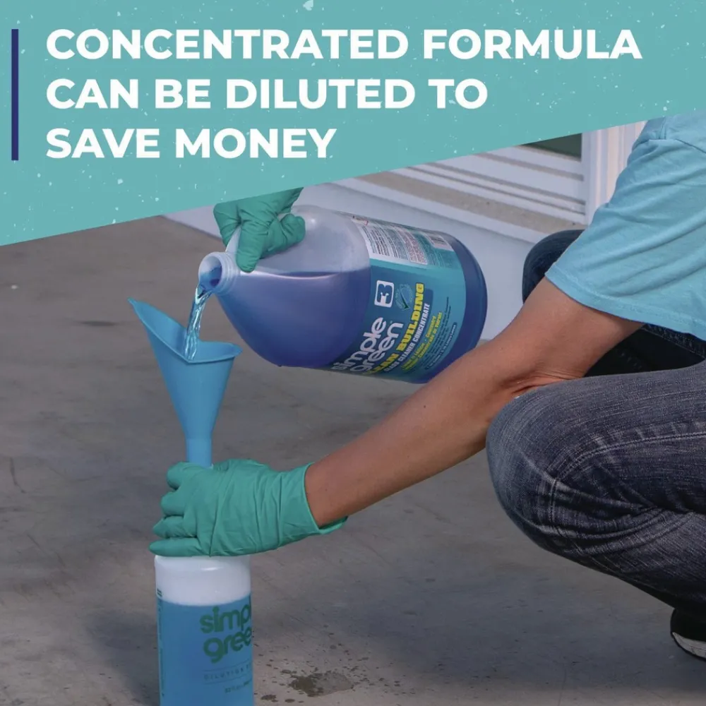 Hot Clean Building 1-Gallon Glass Cleaner Concentrate - Unscented (2/Carton) Cleaning & Janitorial Supplies