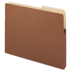 Sale 73085 1.75 in. Expansion Letter Size Redrope Drop Front File Pockets with 2/5-Cut Guide Height Tabs (25/Box) Filing & Folders