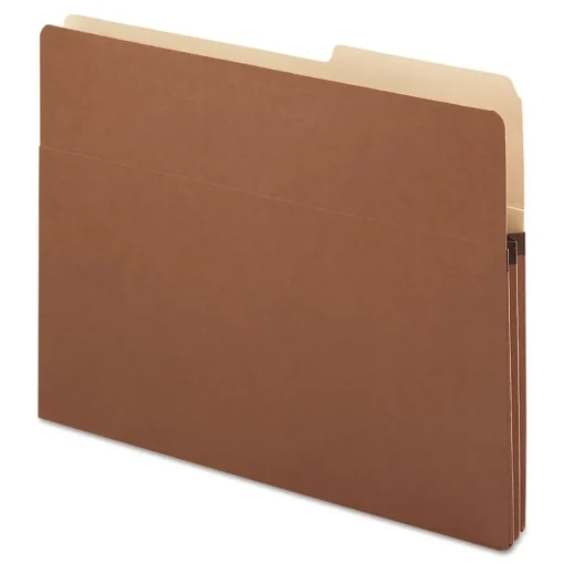 Sale 73085 1.75 in. Expansion Letter Size Redrope Drop Front File Pockets with 2/5-Cut Guide Height Tabs (25/Box) Filing & Folders