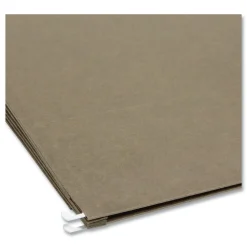 Outlet 3.5 in. Capacity 1 Section Legal Size 100 Percent Recycled Hanging Pockets with Full-Height Gusset - Standard Green (10/Box) Filing & Folders