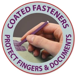 Clearance 2 in. Expansion 2 Divider Legal Size 6 SafeSHIELD Fasteners End Tab Pressboard Classification Folders - Gray-Green (10/Box) Filing & Folders