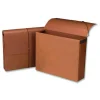 Online 5.25 in. Expansion 1 Section 100% Recycled Redrope Wallets - Letter Size, Redrope (10/Box) Filing & Folders
