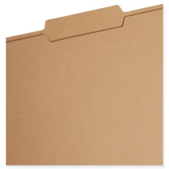 Best 0.75 in. Expansion 2/5-Cut Top Tab 17-pt Kraft Fastener Folders, 2 Fasteners - Legal Size/Kraft (50/Box) Filing & Folders