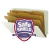 Sale 3 in. Expansion End Tab Pressboard Classification Folders - Gray-Green/Legal Size (10/Box) Filing & Folders