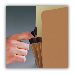 Sale 3.5 in. Expansion Legal Size Redrope Drop Front File Pockets with 2/5-Cut Guide Height Tabs (25/Box) Filing & Folders