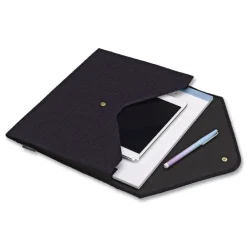 Hot 2 in. Expansion Letter Size Soft Touch Cloth Expanding Files - Dark Blue Cleaning & Janitorial Supplies