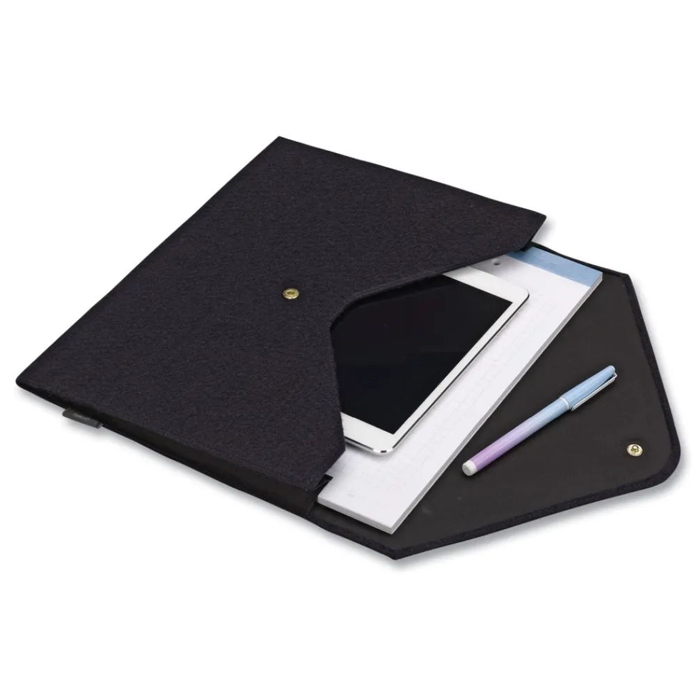 Hot 2 in. Expansion Letter Size Soft Touch Cloth Expanding Files - Dark Blue Cleaning & Janitorial Supplies