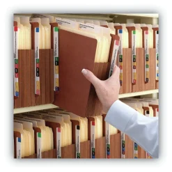 New 5.25 in. Expansion Letter Size Heavy-Duty Redrope End Tab TUFF Pockets (10/Box) Filing & Folders