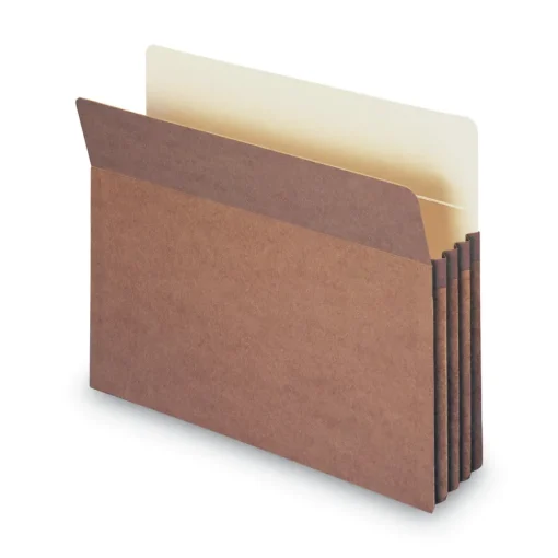 Sale 3.5 in. Expansion Letter Size Redrope Drop Front File Pockets (50/Box) Filing & Folders
