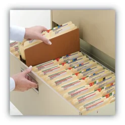Sale 3.5 in. Expansion Letter Size Redrope Drop Front File Pockets (50/Box) Filing & Folders