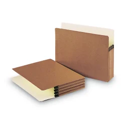 Sale 3.5 in. Expansion Letter Size Redrope Drop Front File Pockets (50/Box) Filing & Folders