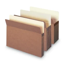 Sale 3.5 in. Expansion Letter Size Redrope Drop Front File Pockets (50/Box) Filing & Folders