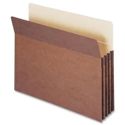 New 3.5 in. Expansion Letter Size Redrope Drop Front File Pockets with 2/5-Cut Guide Height Tabs (25/Box) Filing & Folders