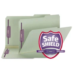 Outlet 2 in. Expansion Recycled Pressboard Folders - Gray-Green/Legal Size (25/Box) Filing & Folders