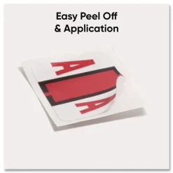 Sale 1 in. x 1.25 in. A Color-Coded End Tab Filing Labels - White (1-Roll) Labels & Label Makers