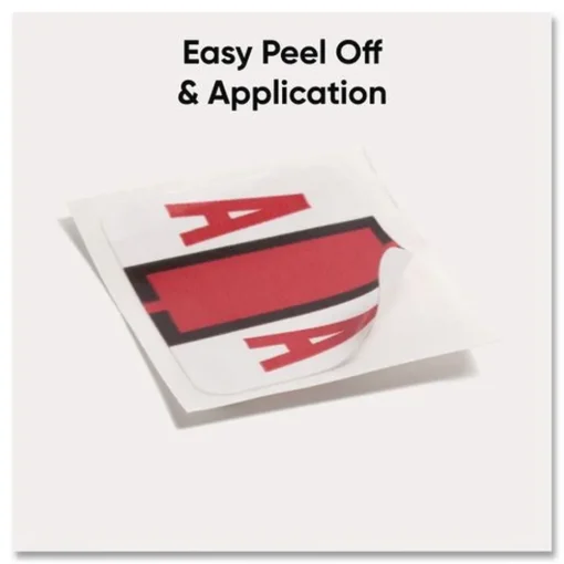 Sale 1 in. x 1.25 in. A Color-Coded End Tab Filing Labels - White (1-Roll) Labels & Label Makers