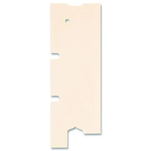 Best 3.25 in. x 9.25 in. Straight Tab End Tab Converters - Manila (500/Box) Filing & Folders