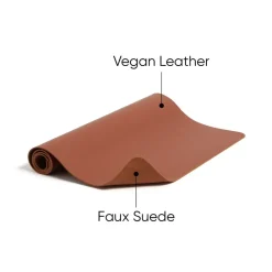 Online 36 in. x 17 in. Vegan Leather Desk Pads - Brown Desk Accessories & Office Organizers|Office Furniture & Lighting
