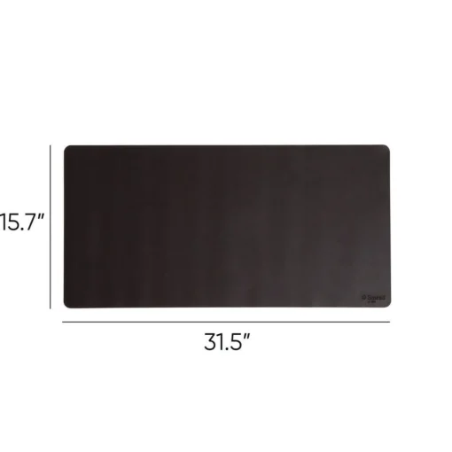 New 31.5 in. x 15.7 in. Vegan Leather Desk Pads - Charcoal Desk Accessories & Office Organizers|Office Furniture & Lighting